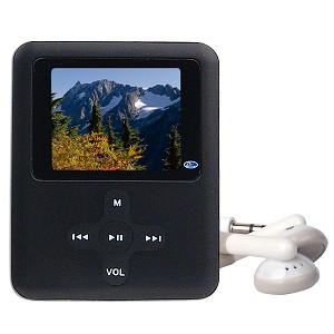 4GB USB MP4/MP3/ FM/Voice w/1.75" LCD (Black)